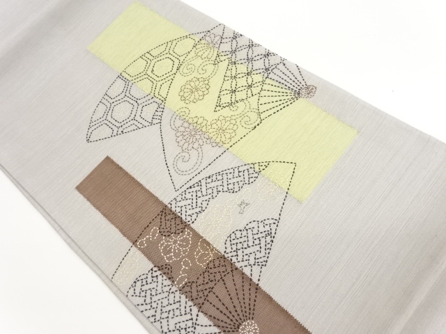 JAPANESE FUKURO OBI / SASHIKO / FLOWER
